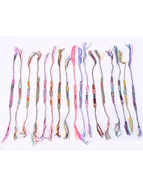 kelitch Bohemia Quasten Freundschaft Armband handgefertigt Perlen Charme Armreif New Schmuck 10PCS