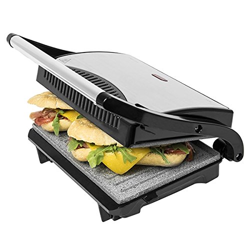 Preisvergleich Produktbild Paninigrill Kontaktgrill Stone Edition 700W Premium Sandwichmaker