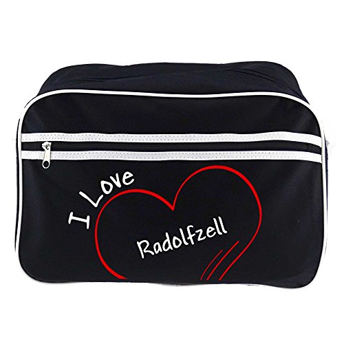 Preisvergleich Produktbild Retrotasche Modern I Love Radolfzell schwarz
