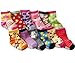 Baby Infant Girl 12-pack Colourful Anti-slip Socks Age 6 9 12 15 18 Months