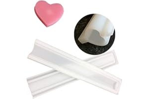 TOKISO Molde de silicona en forma de tubo, molde de caja, DIY hecho a mano, jabón, molde de silicona, hecho a mano, proceso de frío, jabón, jabón, vela, fabricación