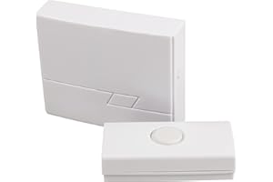 MC POWER McPower 1534265 Sonnette de porte sans fil DB de 16 jusqu'à 50 m, 16 mélodies, IP44 Émetteur