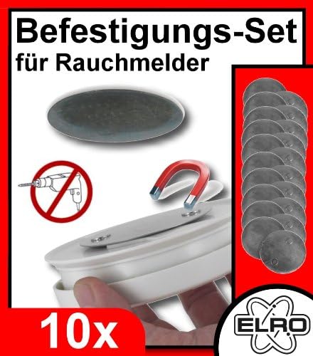 Elro RMGA2 Magnetic Holders for Smoke Detectors Pack of 10