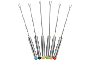 ACOGEDOR Fourchettes en acier inoxydable, fourchette à dessert, supports à fondue, anticorrosifs, durables, faciles à nettoyer, réutilisables, pour la cuisine domestique et commerciale