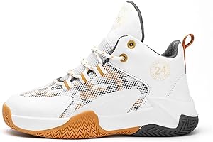 Hixingo Enfant Chaussure de Basketball Garçon Sneakers Baskets Filles Baskets de Basket-Bal Hautes pour Chaussures de Sport, pour Femme Jeunes Homme