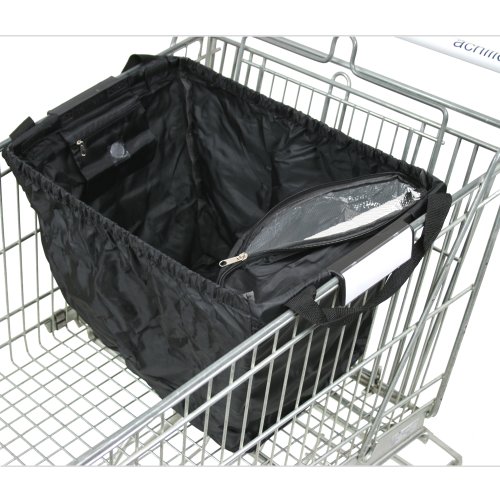 achilles®, Easy-Cooler Standard, AD102ST, Faltbare Einkaufswagentasche mit integriertem Kühlfach, 33 x 39 x 54 cm