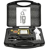 HT-1202 pH meter, Mini PH Professional Digital Electronic Meter - with high measurement accuracy and with large LCD screens s