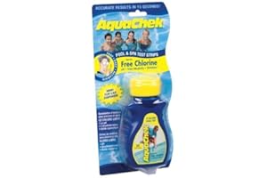 AquaChek 4 in 1 Test Strips - Swimming Pool and Spa Test Strips - Yellow