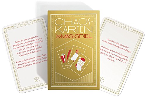 Chaoskarten Weihnachtsspiel, das Original, mit 51 Karten und 3 Extrakarten zum selber ausfüllen - 3