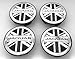 Produktbild Set von 4 Radkappen HUB CAP UNION JACK FLAG 59mm Für JAGUAR X TYPE XK XF