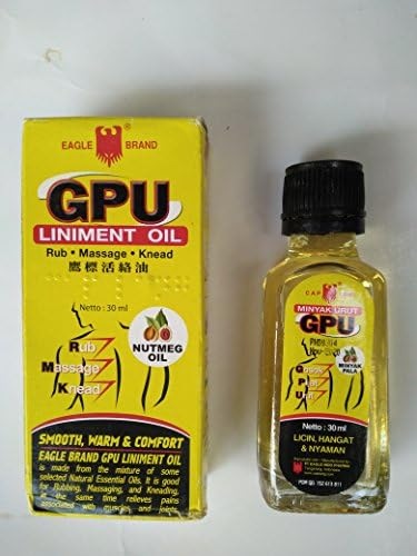 Cap Lang Eagle Brand GPU Liniment with Nutmeg Oil, 30ml