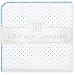 SwaddleDesigns Ultimate Receiving Blanket, Polka Dots (Blue)