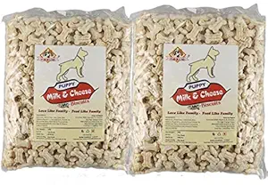 Nootie Milk Biscuits for Puppies, 1 kg Pack (Pack of 2)