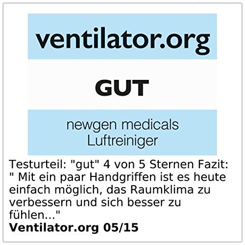 newgen medicals Professioneller Luftreiniger 4-fach, Ionisator, für Räume bis 40 m² - 4