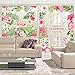 Produktbild Wall Sticker ZOZOSO Jardín Romántico Magnífico Flamingo Flor Ventana Aufkleber Pegatina Dormitorio Salón Pared Decoración Para El Hogar Cartel Fototapete Decoración De La Boda