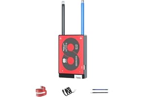 DALY 3S-24S BMS da 15A a 200A Scheda di protezione con filo di bilanciamento e sensore di temperatura per pacco batteria al litio (LifePO4 4S 12V, 60A)