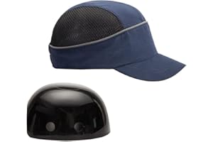 ‎MOHEEN Anstoßkappe Sicherheitsmütze Baseball-Stil Sicherheitskappe Schutzkappe Anti-Schock Arbeitskappe,Kopfschutz Schutzkappe Stoßschutzkappe