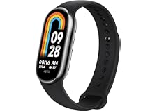 Xiaomi Band 8 Smart Fitness Tracker with 1.55" AMOLED Display, 24/7 Heart Rate Monitoring, Sleep Tracking, 5ATM Water Resista