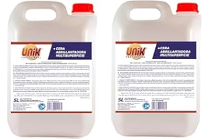 YMBERSA Cera abrillantadora multisuperficies 5 Lt. Caja 2 botellas