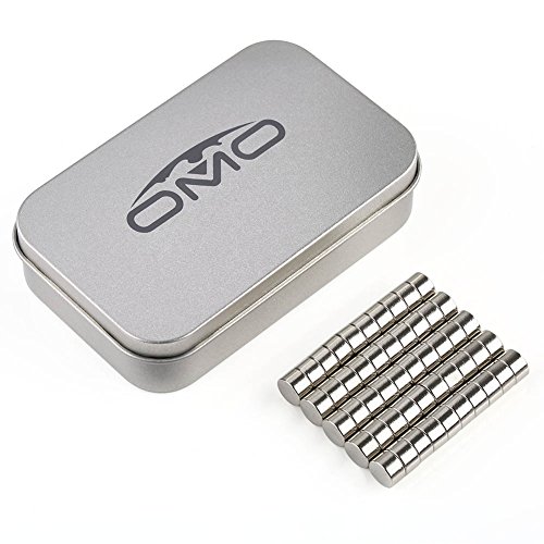 100 Stück N50 starke Neodym Magnete 8 x 5 mm runde Scheiben super Power Magnete - 3