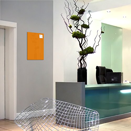 Smart Glass Board Pizarra de cristal magn tica Tablero de notas magn tico en vidrio 2 Imanes SuperDym 60 x 40 cm Naranja reviews Smart Glass Board Pizarra de cristal magn tica Tablero de notas magn tico en vidrio 2 Imanes SuperDym 60 x 40 cm Naranja