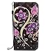 Price comparison product image Surakey Galaxy S7 Case,Galaxy S7 Leather Case, Flower Butterfly Pattern Premium PU Leather Stand Holder Card Cash Slots Magnetic Closure Flip Cover Phone case for Samsung Galaxy S7,Peacock Flower