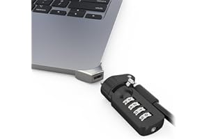 Compulocks - MacBook Air The Ledge Lock - MacBook Air M2 and M3 - T-Slot Ledge with Combination Lock and Security Cable