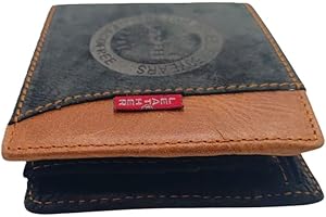 Lola Sale. Cartera Hombre Piel Negra con Monedero. Incluye Tarjeta de Bloque RFID | Tarjetero de Cuero | Billetera Gran Capacidad 9 Ranuras | Se Entrega en Caja (5211.Negro.Sport)