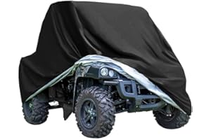 ANFTOP Funda para ATV Quad Moto Grande Exterior Protección 210D Impermeable contra el Polvo a Prueba UV 256 * 110 * 120cm