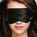 Produktbild 100% Naturseide Schlafmaske, BeGreat weiche Augenmaske Schlafbrille mit verstellbare Gummiänder für Leichtschläfer, Frauen, Männer, Kinder in Reisen, Schichtarbeit, Meditation und Zuhause (Schwarz)
