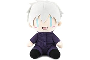 JUNZIWING Anime Jujutsu Kaisen Peluche, Cosplay Figure Bambole di Pezza Cuscino, Regalo di Compleanno Bambino 25 Cm Gojo Satoru B