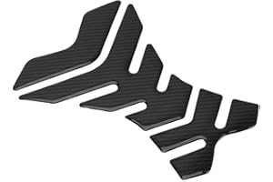 Ymiko Real Carbon Gas Tank, Fuel Tank Decal, Tank Pad Stickers, Tank Protector Universal Replacement for Yamaha/Kawasaki/Suzuki/Dukadi/Aprilla