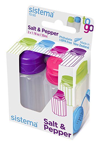 Sistema Wiederschließbare Behälter Für Salz UND Für Pfeffer, 35 Ml - 2
