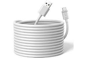 eufy Security 4,5 m USB-A till USB-C strömkabel, lämplig för eufyCam S3 Pro och alla framtida batteridrivna kameror från eufy