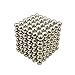 Price comparison product image 216 PCS 5mm Magic Iron Puzzle Cube Magnetic Balls Puzzle Magnet Block Desk Hunting Ammo, Intelligence develop and Stress Relief, Stress Ball (Silver) Magenesis®
