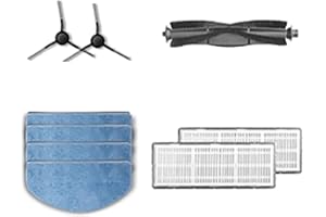 HONITURE Accessory Set of Robot Aspirador y Fregasuelos, G20 3000pa Friega,aspira y Barre a la Vez 3 en 1 Aspirador Robot,Compatible Alexa/WiFi/App