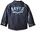 Levi's Kids Baby Boys DIAN Full Shirt, Blue (indigo 46), 24 Months