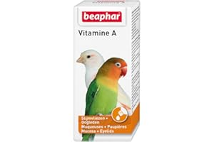 Beaphar Witamina A dla ptaków: kanarki, papużki, kakadu i papugi - 20ml