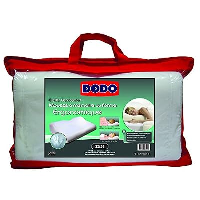 Dodo 70610 Oreiller Ergonomique 32 cm x 52 cm Ergonomique