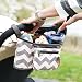 GudeHome Pushchair Organiser Storage Baby Stroller Organizer Diaper Bag Changing Bag and Removable Zipper Pouch