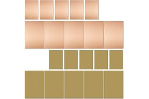 Kupfer Plattiertes PCB, BUZIFU 20 Pcs Doppelseitiges Kupfer Plattiert und Einzelne Seiten Laminat PWB Leiterplatte für Industrielles, Lötmittel, Wartung, DIY