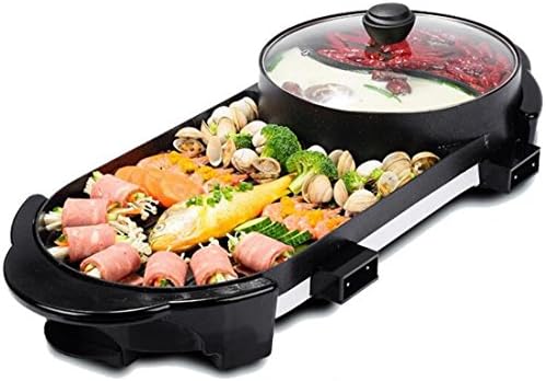 Electric Grill Home Smoke-free Electric baking pan Chafing Barbecue machine Teppanyaki Mandarin Duck 1500W , 72*27cm