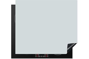 KitchenYeah© Copri Piano Cottura 60x52 cm Coprifornelli Tappetino per Induzione Fornello Tutto per la Cucina Metallo motivo - Industriale - Argento - Grigio