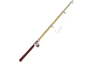 Kisangel Miniature maison de poupée canne à pêche jouet canne à pêche miniature canne à pêche mini canne à pêche pour décorations de maison de poupée