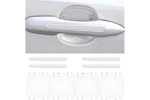 VIOJRLLY Juego de 8 Piezas de películas Protectoras para manija de Puerta de Coche, Pegatinas Autoadhesivas Transparentes antiarañazos para Carcasa de manija de Coche
