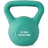 Leyaton 12 Kg &Ccedil;aydanlık Tipi Dambıl Kettlebell Ağırlık Turkuaz, 12KGKTTLBLLL