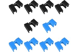 TSLRSA Reutilizables ayudantes - 10 Palillos Entrenamiento con bisagras para Palillos fáciles de Entrenar, para Adultos, Principiantes o Estudiantes (Negro+Azul)