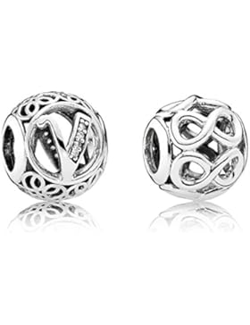 Pandora Charms Vintage V und Unendlichkeit 08252