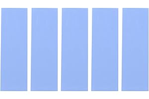 ZDE 5PCS M.2 Thermal Pad 70x22x1mm for M.2 2280 SSD NVMe Heatsinks Thermal Conductive Silicone Pads for Raspberry Pi SSD Laptop Computer CPU GPU LED IC Chipset Cooling