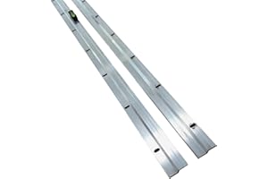 TASKAR Barra en Z para colgar cuadros y espejos de alta resistencia, 1 m y 1000 mm + nivel fácil